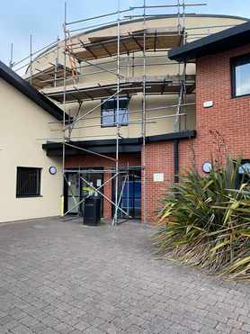 External Insulated Render System Installation at a Health Center in Leigh Project image