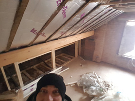 Loft conversion stud and framing  Project image