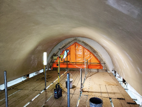 church roof and internal ceiling  Project image