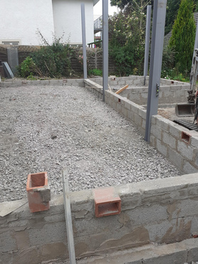 Demolition, Groundworks and structural steel construction. Project image