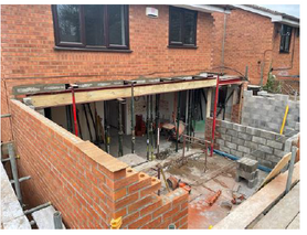 Rear single storey extension and side extension to a 4 bed detached property Project image