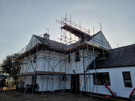 Before and After of Full New Roof Remodel, Gutters, Fascia and Soffits Project image