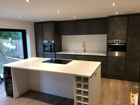 New kitchen fitted with Quartz worktops Project image