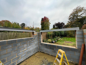 Demolition of an old conservatory and build a new larger extension.  Project image