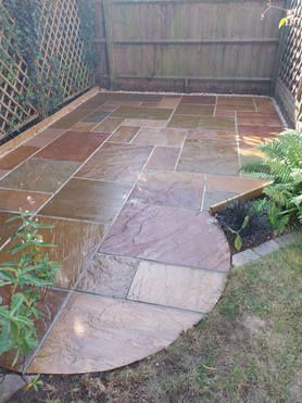 recent patio completed Project image