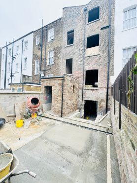 Restoration of a Grade GV11 Listed House -Construction of rear single storey extension to three storey dwelling house. Project image