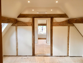Loft Conversion, en-suite, bathroom and new oak staircases  Project image