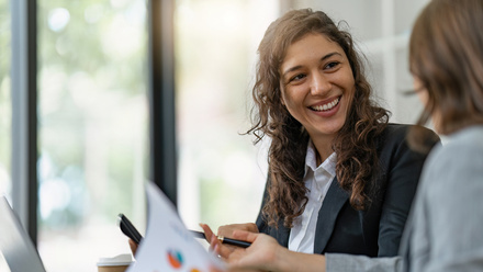 iStock Positive business meeting