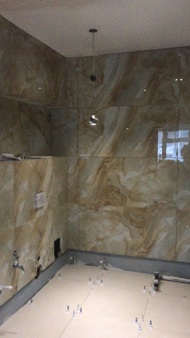 Bbathroom refurbismentwith Walk-in shower and jacuzzi bath tub  Project image