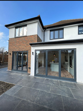 Extension with new kitchen and patio   Project image