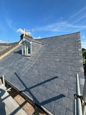 New Spanish slate roof Project image