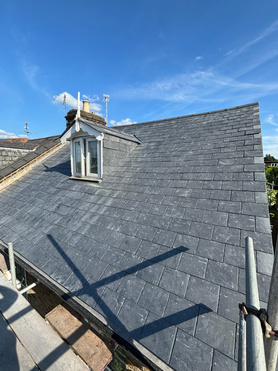 New Spanish slate roof Project image