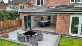  Rear Extension, patio, steel work and  kitchen project in romiley, Stockport Project image