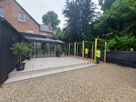 Littleton - rear extension, structural alterations, existing alterations and rear patios and landscaping  Project image