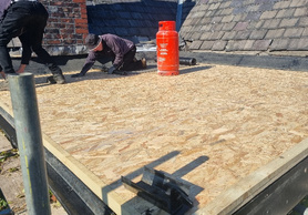 Re roof of flat roof Project image