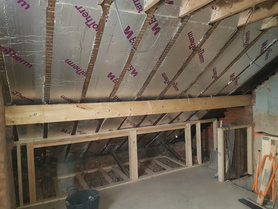 Loft conversion stud and framing  Project image