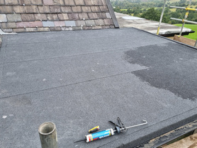 Re roof of flat roof Project image